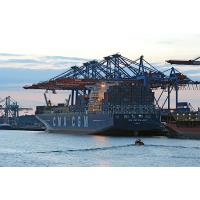 6149 Abend im Hamburger Hafen - beginnende Nacht. | Containerhafen Hamburg - Containerschiffe im Hamburger Hafen